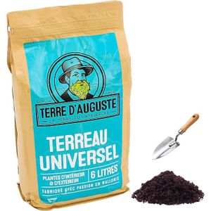TERREAU - SABLE Terre D'AUGUSTE - Terreau Universel 6L avec Fermet
