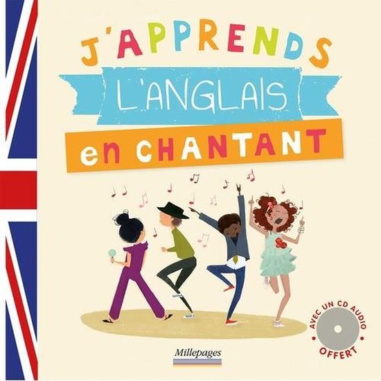 J Apprends L Anglais En Chantant Edition Bilingue Francais Anglais Avec 1 Cd Audio Cdiscount Librairie