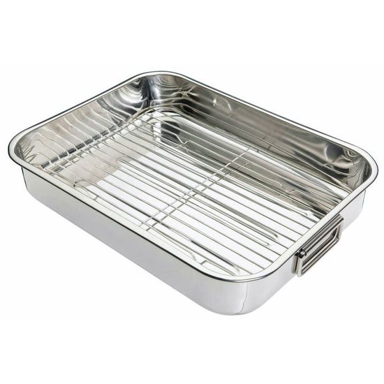 Grille Ronde Acier Inoxydable 30cm - Pour Barbecue, Cuisson Vapeur, Four, Résistante Lave-vaisselle - 5