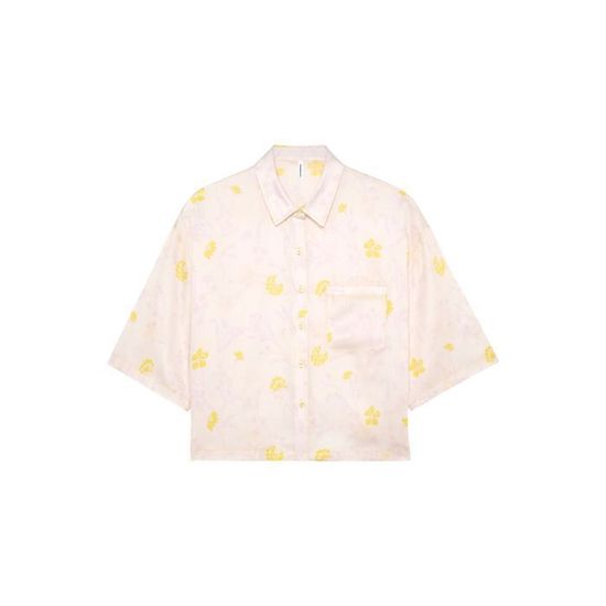 Chemise de pyjama femme Passionata Chloe flowery print Cdiscount