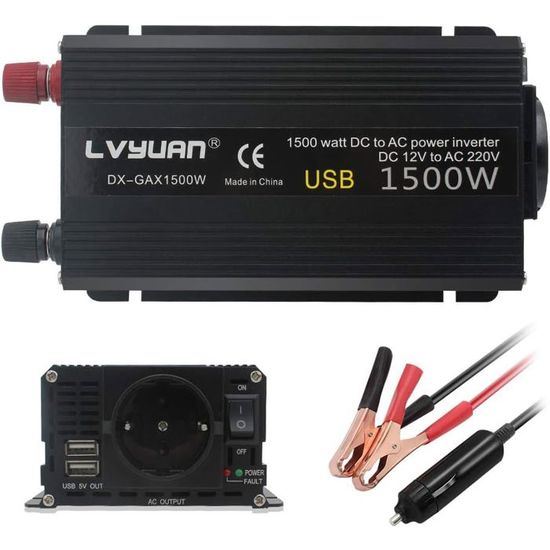 Sterling Power - Convertisseur De Tension Série SB121600 Pur Sinus 12V 220v 1600 Watts