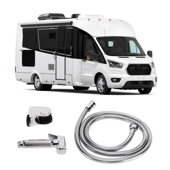 Pommeau De Douche Haute Pression Pour Camping-car - Tuyau 1.5m, 3 Modes, Interrupteur Marche/arrêt - Économie D'eau