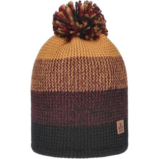 Bonnet D'hiver Tricoté Motif Norvégien - Unisexe Avec Pompon Et Rabat, Couleurs Variées