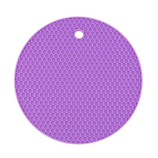 4 Pièces Tapis Épais De Dessous De Plat En Silicone, Tapis Isolant En