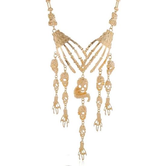 Bijou De Tête En Chaîne Argentée Avec Croix Gothique Et Voile De Visage