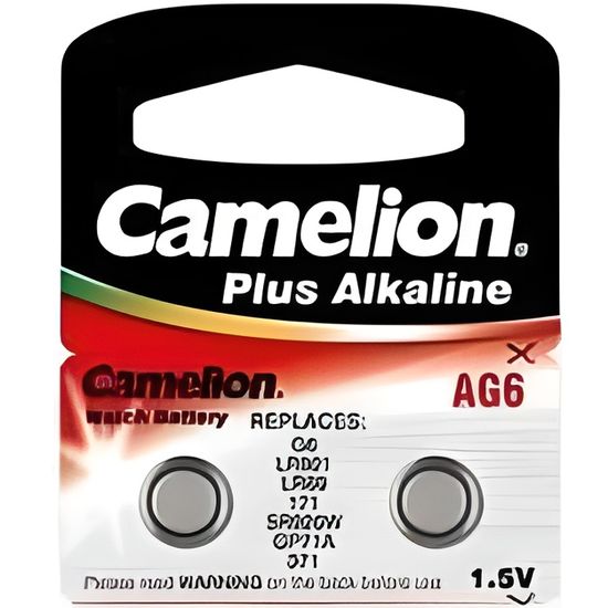 camelion 10 piles bouton alcaline AG 3 LR41 LR736 392 sans mercure