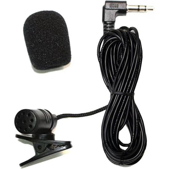 Microphone Externe Pour Autoradio - Connecteur 3,5 Mm - Générique, Neuf Sous Emballage