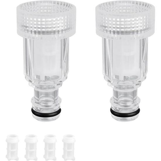 4pcs Filtre à Eau Pour Nettoyeur Haute Pression Et Pompe De Jardin Accessoire Tuyau Arrosage 97344970