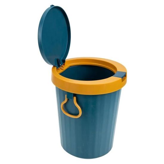 NUOBESTY Lot De 5 Poubelles Miniatures Avec Couvercles Ouverts, Petite Poubelle Modèle Mini Poubelle Pour Véhicule En Bordure De Trottoir, Mini