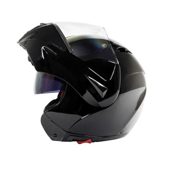 Casque 1/2 Visière Noir Brillant – Occasion (petits Défauts)