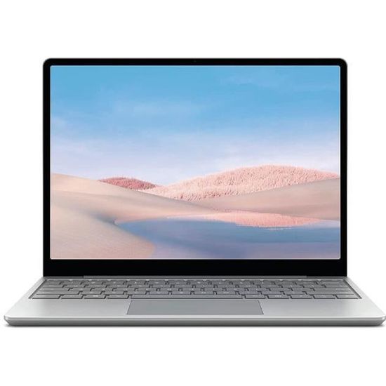 Microsoft Surface Laptop Go (Intel Core i5, 12.4", 4Go/64Go, Windows 10 Home S) Argent 1ZO-00012