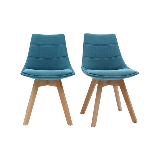 Chaises Scandinaves Bleu Canard