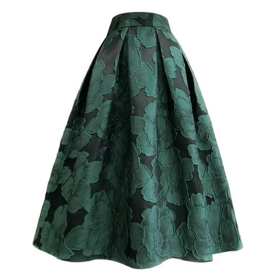 Jupe Flottante Jacques Vert Rose Imprimé Floral - Taille UK 16, Avec Ceinture, Occasion Excellent état