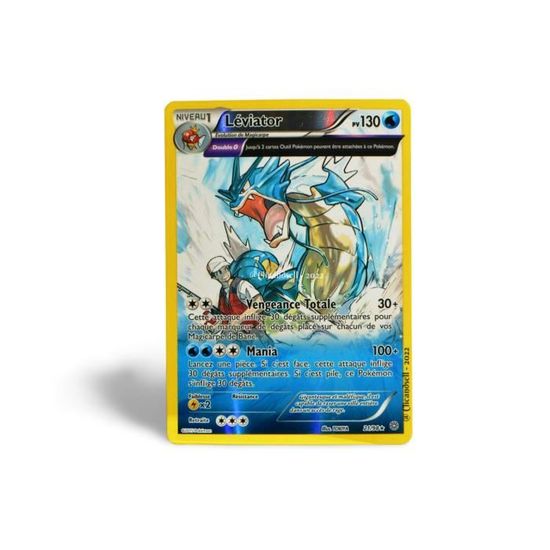 Carte Pokémon Léviator 130/165 Holo/Reverse - Coffret 10 Cartes Françaises