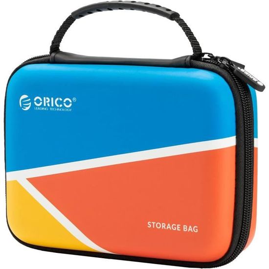 Pochette De Protection EVA Rigide Pour Disque Dur Externe - Antichoc, étanche, Avec Poches Filet