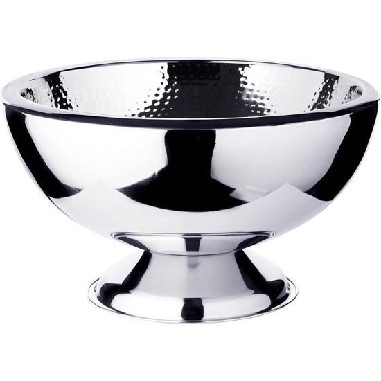 Seau Bouteille Inox Martelé 22 Cm Pas Cher