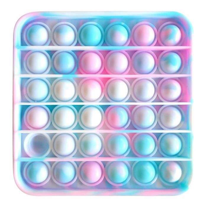 XIATIAN Pop It 4 Pièces – Jouet Sensoriel à Bulles En Silicone Anti-stress – Formes Variées – Cadeau Apaisant Pour Enfants Et Adultes