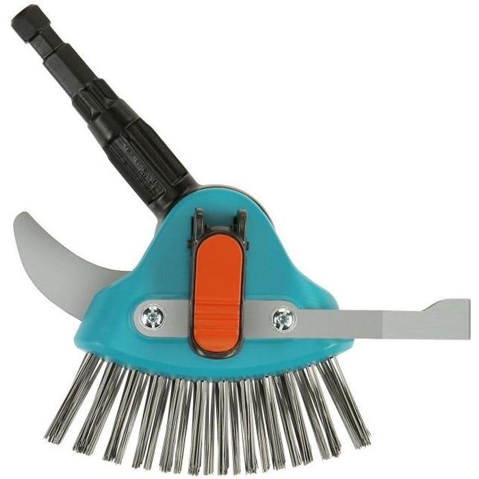 Désherbeur Manuel 55 Cm - 2 Lames Métal Manche Bois - Élimination Mauvaises Herbes Sans Se Baisser