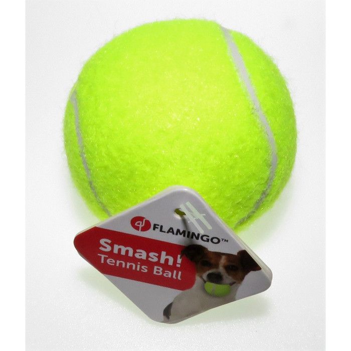 Balle de tennis ø 6 cm. couleur jaune jouet pour chien - Flamingo Balle de tennis ø 6 cm. couleur jaune jouet pour chien - Flamingo