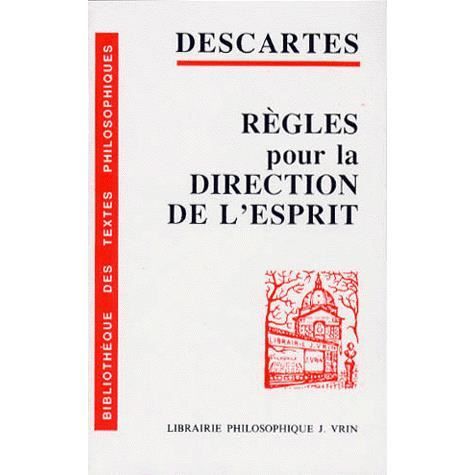 Règles pour la direction de l'esprit