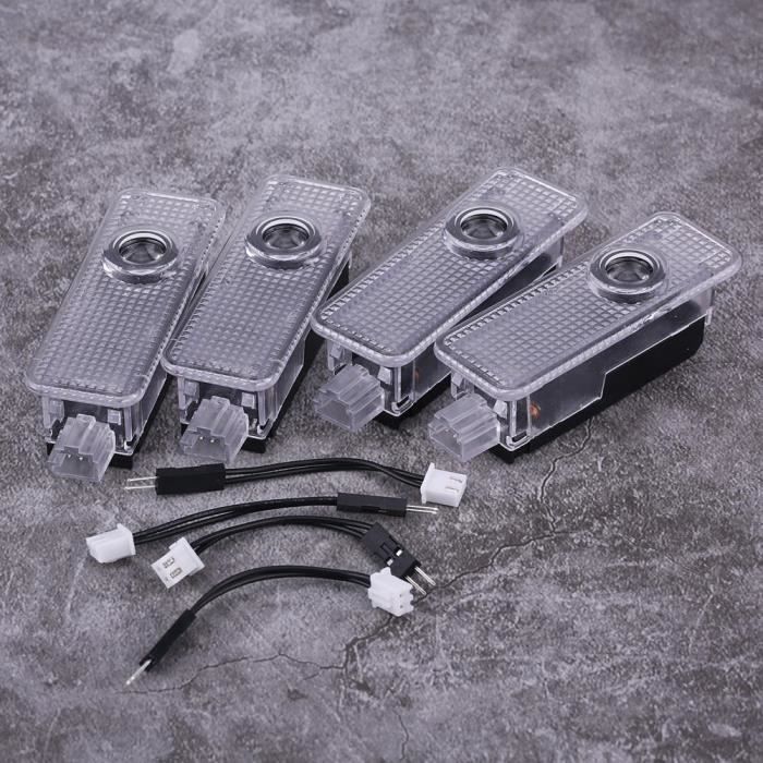 4pcs voiture porte de courtoisie LED lumière Projecteur Shadow Logo Welocome Light pour BMW E90 E60 E63 E65