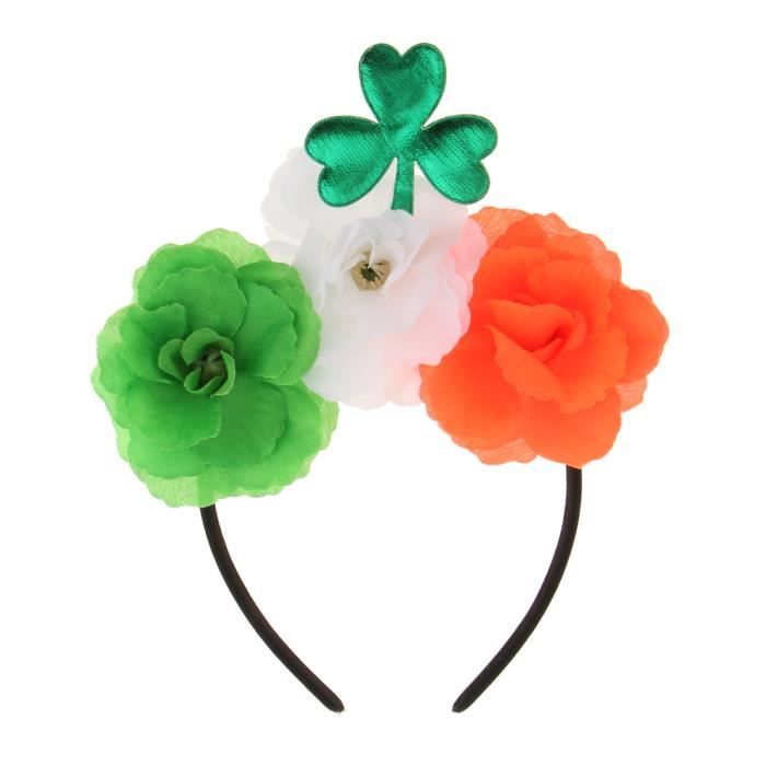 Bandeau Fleur Costume D'enfant Serre-Tête Anniversaire Carnaval Multicolore