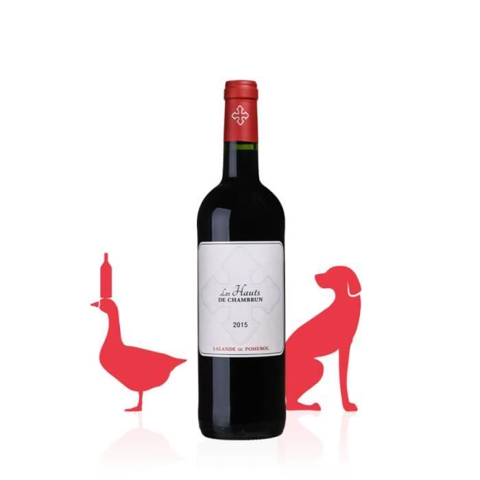 Les Hauts de Chambrun 2015 AOC Lalande de Pomerol - carton de 6 bouteilles - Maison Chamvermeil