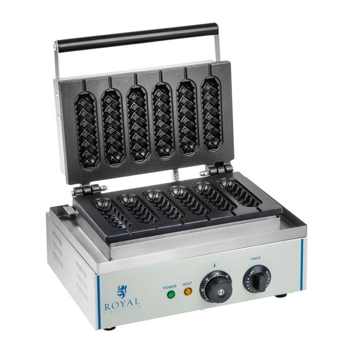 Gaufrier épi professionnel Téflon rond puissance 1 x 1 500 watts 3614061