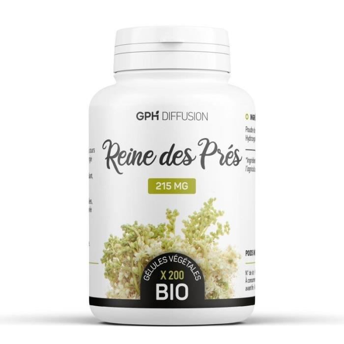Reine des prés Bio AB 200 gélules végétales 250 m