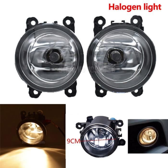 Halogen light -Ensemble de phares antibrouillard pièces-paire, pour citroën C4 Picasso - C4 Grand Picasso 06 17 et Peugeot LED très