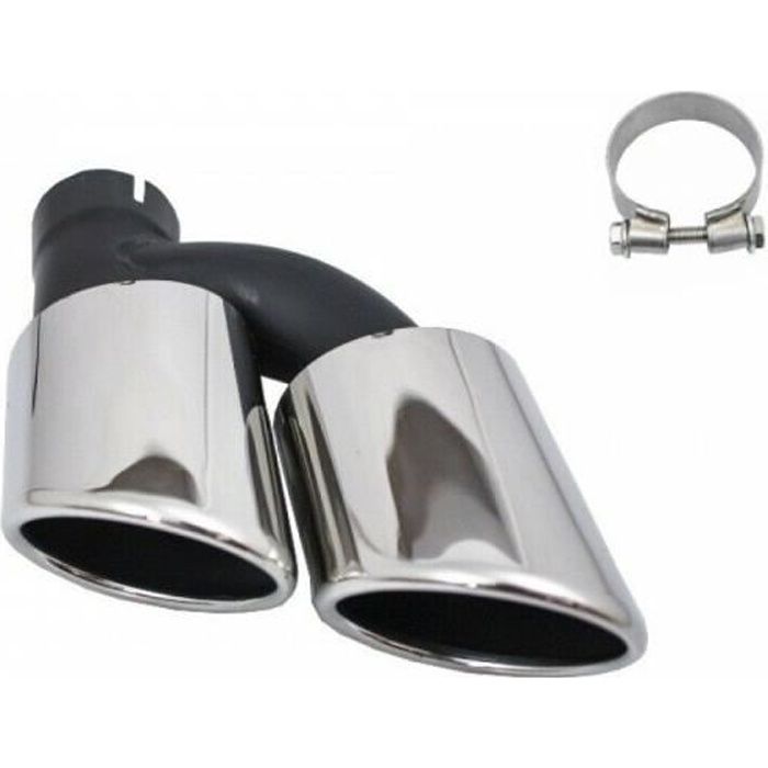 Embout d'Echappement pour Audi A3 A4 A5 A6 7 8 to S3 S4 S5 S6 S7 S8 SQ3 5 S-Look Une pièce côté gauche