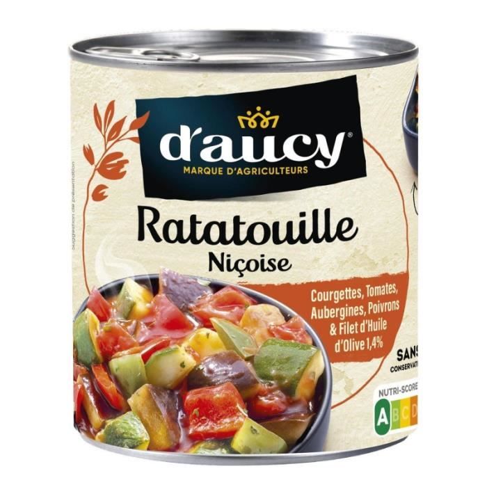 D'AUCY - Ratatouille 750G - Lot De 4