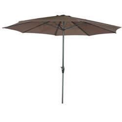 Parasol droit 4M taupe