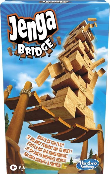 JENGA - Bridge - blocs à empiler - Jeu pour enfants - à partir de 8 ans