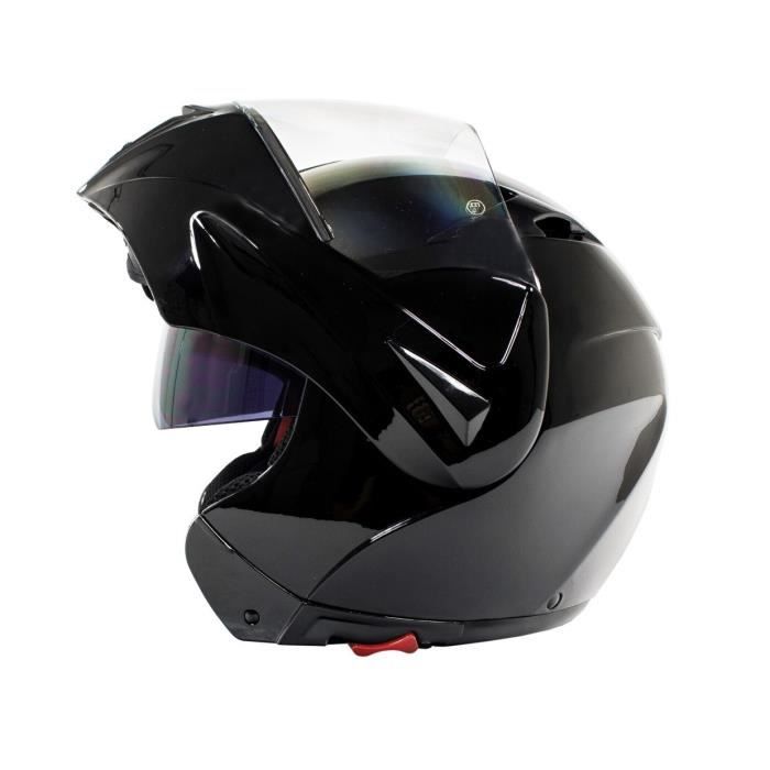 Casque Modulable Noir Brillant