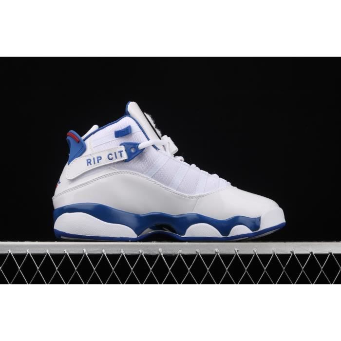 Baskets Jordan 6 NRG pour Homme et Femme Blanc et Bleu