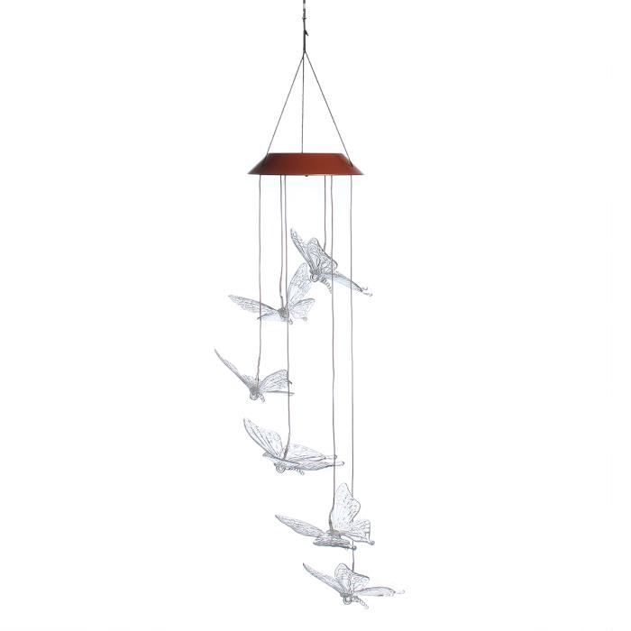 NEUFU Suspension d'exterieur de campanule solaire décoration de jardinage papillons