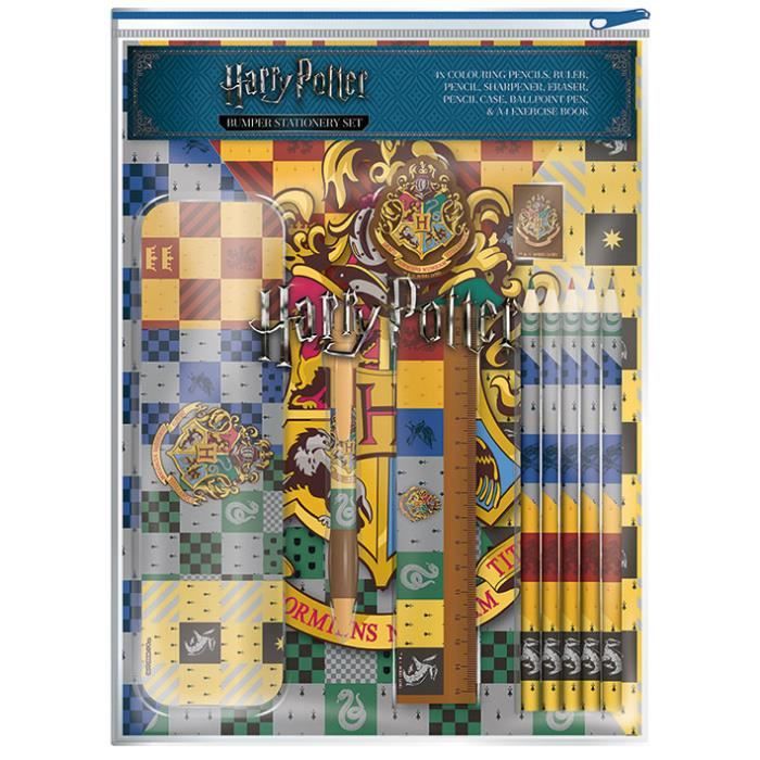 Harry Potter (House Crests) Bumper Stationery Set