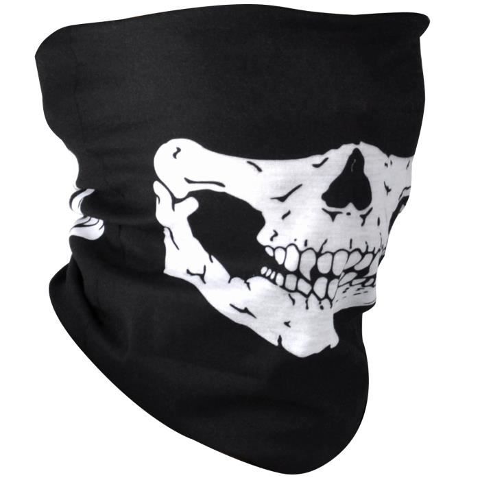 TRIXES Bandana polyvalent à tête de mort pour ...