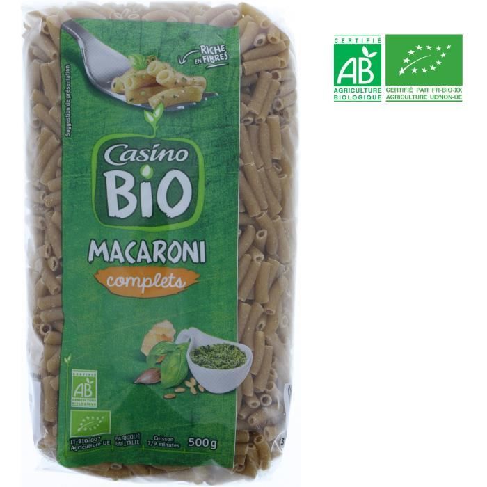 Macaroni complet bio - 500 g