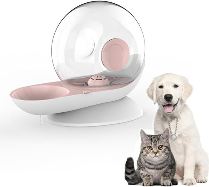 Comparer les prix de Fontaine à eau automatique pour chats et chiens,2,8L,par gravité,avec filtre,abreuvoir,station d'alimentation automatique,volume