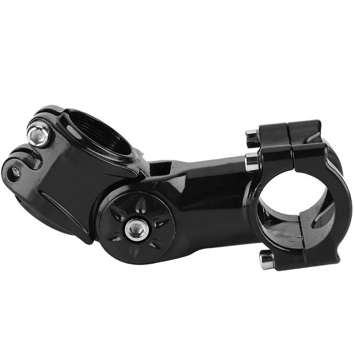 Potence Vélo Sans Filet 50 Mm En Alu Anodisé – 22,2 Mm Guidon, 28,6 Mm Fourche – Rouge
