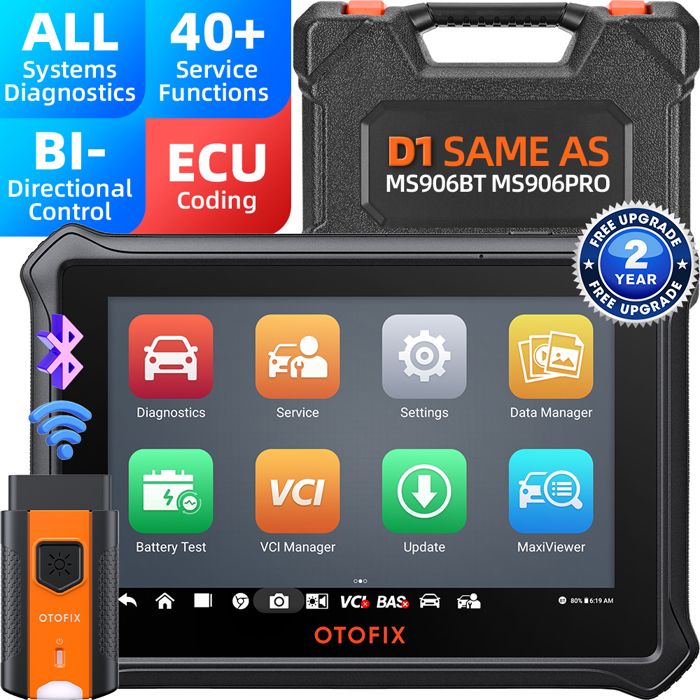 OTOFIX D1 Outil de Diagnostic Auto Valise Diagnostic de Tous Les Systèmes de Codage ECU Test Actif 40+ Services CAN FD et DoIP