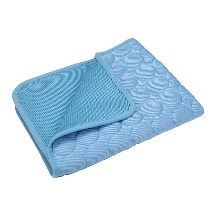 Comparer les prix de Tapis Glace pour Animaux Compagnie Tapis Rafraîchissant DÉté pour Animaux Compagnie Respirant en Soie Glacée Fournitures Nid