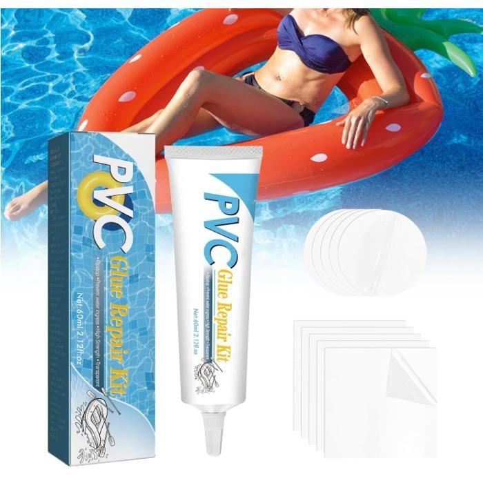 Tiepetly Kit Reparation Piscine Imperméable et Transparent, pour Tiepetly Kit Reparation Piscine Imperméable et Transparent, pour