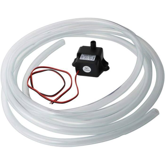 Comparer les prix de Mini Pompe à Eau Brushless Ultra-Silencieux pour Aquarium/ Etang/ Fontaine etc (+avec Tuyau d’Eau en PVC de 3 POMPE A EAU AQUARIUM