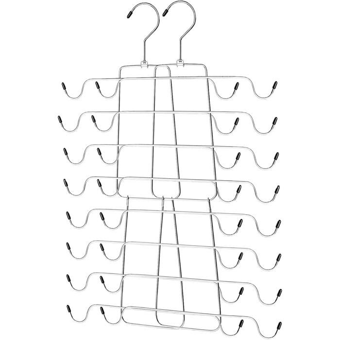 Lot de 2 cintres pliables en métal pour débardeurs caracos soutiens-gorge maillots de bain ceintures et cravates