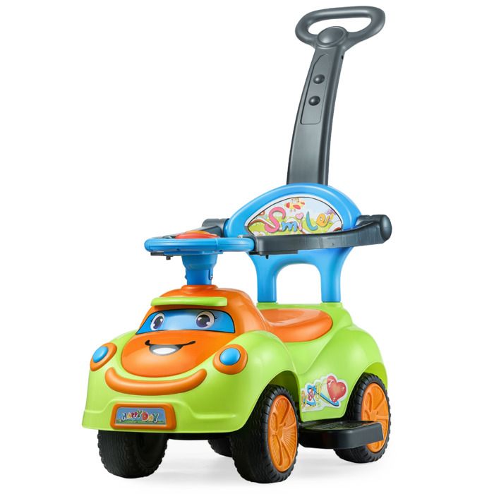 VEVOR Porteur Auto Enfants 19-36 Mois – 22 Kg, Klaxon, Musique, Rangement Siège, Sécurité Anti-bascule