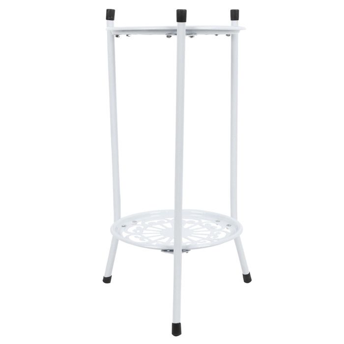 Support de plante en métal à 2 niveaux support de Pot de fleur étagère dexposition décoration de la maison accessoires -SALALIS