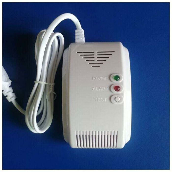 Détecteur de gaz pour camping-car - ZOR® - 220 V - Propane - Butane - GPL - Gaz naturel - Montage mural - LED dalarme